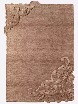 Домашний ковер Heine, прямоугольный Heine home 90х160 см, бежевый