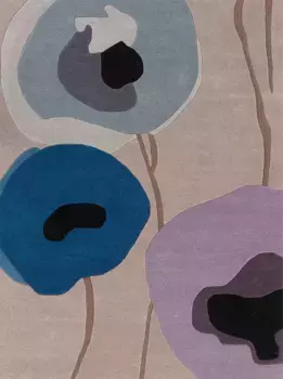 Домашний ковер Heine, прямоугольный Heine home 90х160 см, темно-синий