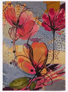 Домашний ковер Heine, высота 3 мм Heine home 160 см, цвет blau-bunt