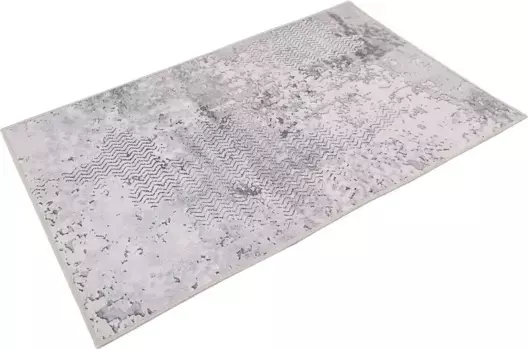 Домашний коврик для ванной Wecon Room 9 60х100 см, серый/серебристый
