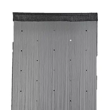 Домашний свадебный декор, чистый цвет, занавеска для двери, окна, однотонная желтая панель Stuttg, черный