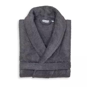 Домашний текстиль Linum, махровый халат унисекс из турецкого хлопка Linum Home Textiles, серый
