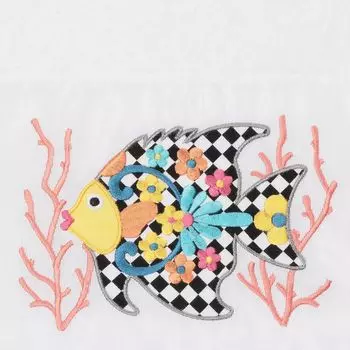 Домашний текстиль Linum, турецкое хлопковое банное полотенце Feliz с украшением, голубой