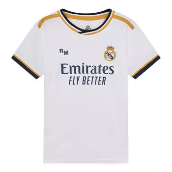 Домашняя футболка «Реала» детская 23/24 REAL MADRID, цвет weiss