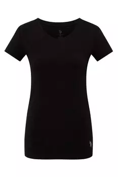 Домашняя футболка с маленьким логотипом U S Polo Assn , черный