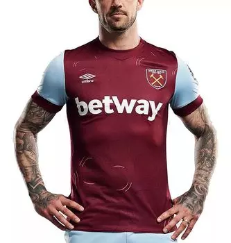 Домашняя копия джерси Umbro Вест Хэм Юнайтед 2023