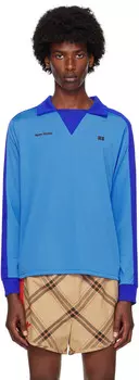 Домашняя майка поло Wales Bonner, синий