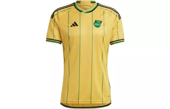 Домашняя майка Ямайки 23 Adidas, желтый