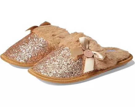 Домашняя обувь Badgley Mischka Ivy Slipper, серебряный