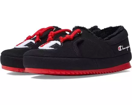 Домашняя обувь Champion Champion University II Slippers, цвет Black/Scarlet