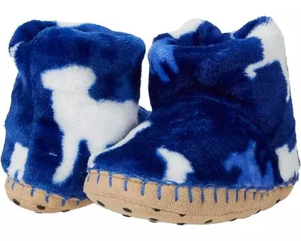 Домашняя обувь Hatley Silhouette Pups Fleece Slippers, синий