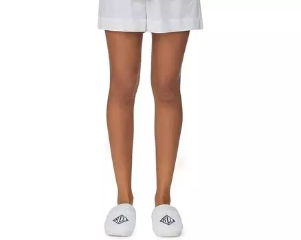 Домашняя обувь LAUREN Ralph Lauren Terry Lined Spa Slippers, белый