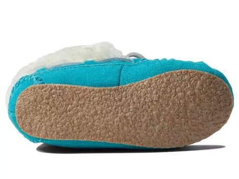 Домашняя обувь Minnetonka Kids Charley (Toddler/Little Kid/Big Kid), бирюзовый