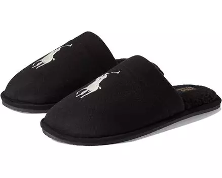 Домашняя обувь Polo Ralph Lauren Klarence Scuff Slipper, черный