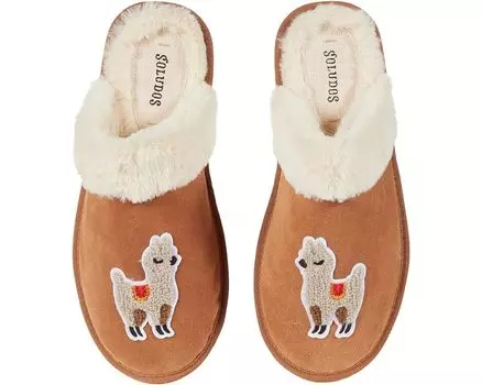 Домашняя обувь Soludos Llama Cozy Slipper, оранжевый