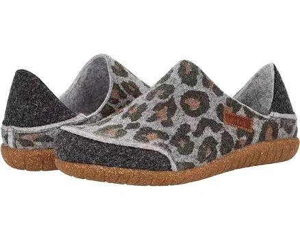 Домашняя обувь Taos Footwear Convertawool, цвет Charcoal Leopard