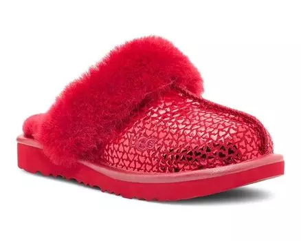 Домашняя обувь Ugg Cozy II Gel Hearts, красный
