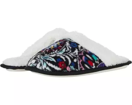 Домашняя обувь Vera Bradley Sherpa Trim Slippers, цвет Stained Glass Medallion