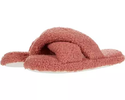 Домашняя обувь Vera Bradley Teddy Fleece Slides, цвет Blush Fig