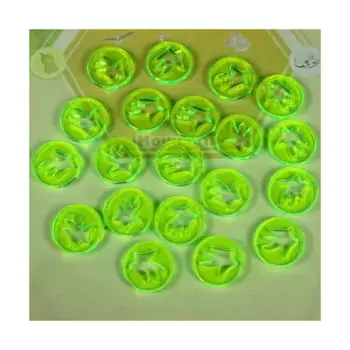 Доминирующие виды — жетоны ресурсов травы, Token Sets - Dominant Species (Litko Aerosystems)