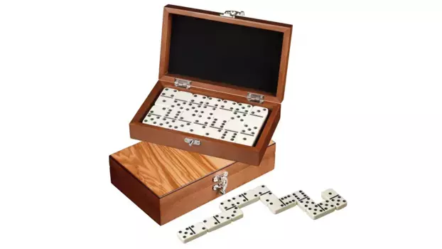 Домино, двойная шестерка, оливковое дерево