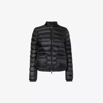 Домкрат lans с воронкообразным вырезом стандартного кроя Moncler, черный