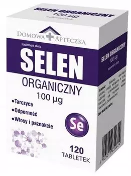 Domowa Apteczka, органический селен, 120 таблеток.