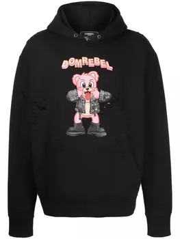 DOMREBEL худи Punk Bear, черный