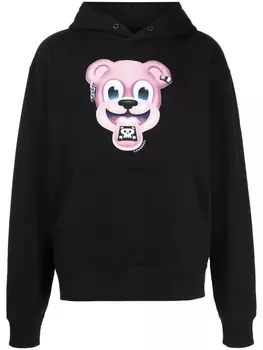 DOMREBEL худи Trippy с графичным принтом, черный