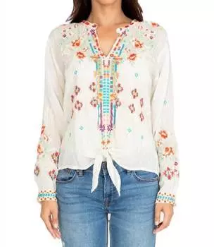 Донья Топ В Ракушке Johnny Was, цвет shell