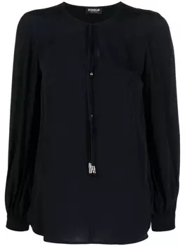 DONDUP блузка с вырезом, черный