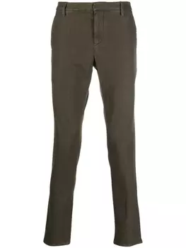 DONDUP брюки чинос в полоску, зеленый
