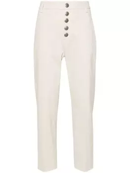 DONDUP брюки с логотипом Nima, нейтральный цвет