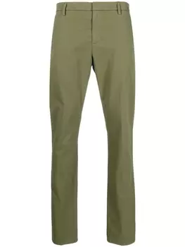 DONDUP брюки средней посадки, зеленый