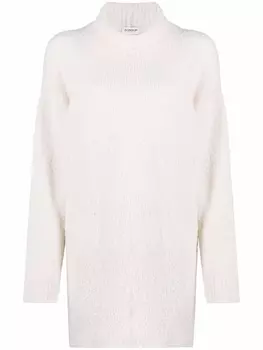 DONDUP джемпер с закругленным подолом, белый