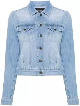 DONDUP джинсовая куртка с логотипом, синий