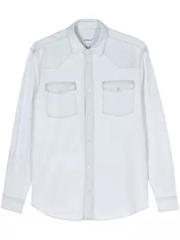 DONDUP джинсовая рубашка на кнопках, синий