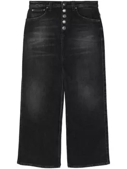 DONDUP джинсовая юбка миди, черный