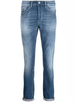 DONDUP джинсы с эффектом потертости, синий