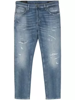 DONDUP джинсы с эффектом потертости, синий