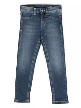 Dondup джинсы с нашивкой-логотипом, синий