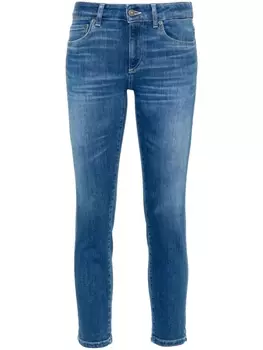DONDUP джинсы скинни Rose с заниженной талией, синий