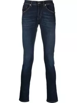 DONDUP джинсы скинни с логотипом, синий