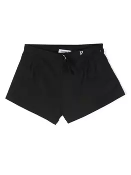 DONDUP KIDS плиссированные шорты, черный