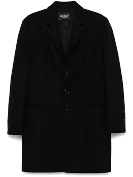 DONDUP однобортное пальто, черный