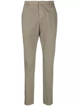 DONDUP прямые брюки чинос, зеленый