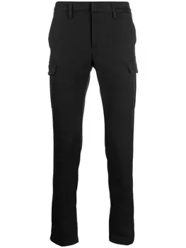 DONDUP прямые брюки средней посадки, черный