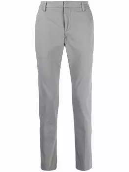 DONDUP прямые брюки средней посадки, серый