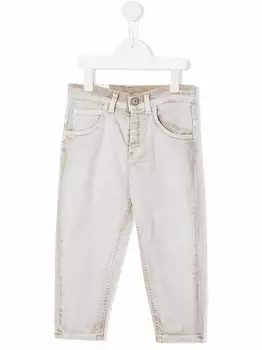 Dondup прямые джинсы средней посадки, серый