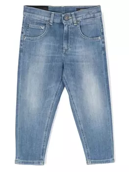 Dondup прямые джинсы средней посадки, синий